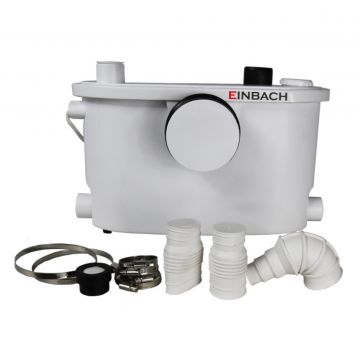 Pompa Evacuare Apa Menajera Demisol, Subsol, cu Tocator, Pompa WC, IBO Einbach Sanex 400, 400 W, 100 l/min, H Refulare 6 m