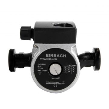 Pompa Recirculare Centrala IBO Einbach EH 25-60/180, 55l/min, Putere 93W