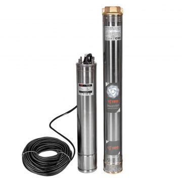 Pompa Submersibila Rezistenta la Nisip, IBO 4SDM 6/14, 2.2 KW, 230V, 162 l/min, H Refulare 103 m + 20 m cablu