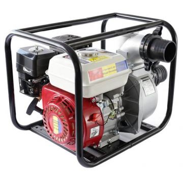 Motopompa Micul Fermier GF-0246, 6.4 CP, 196 CC, 4 timpi, 60 m3/h debit, 3inch diametru racord, 28 m inaltime refulare, 7 m adancime absorbtie, 3.6 L, Benzina