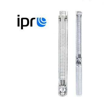 Pompa Submersibila Inox IPRO Professional 4IPRO 4/022S, 1500W, Debit 110l/min, H-127m, Rezistenta la Nisip, 230V