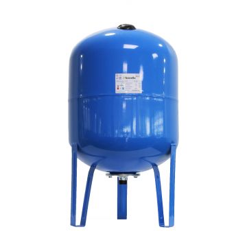 Vas expansiune pentru hidrofor Fornello 80 litri, vertical, cu picioare, culoare albastru, presiune maxima 10 bar, membrana EPDM