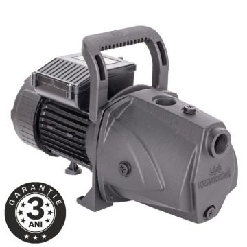 Pompa autoamorsanta de gradina Wasserkonig FLG4570, corp fonta, putere 1050 W, debit 4200 l/h, inaltime refulare 45 m