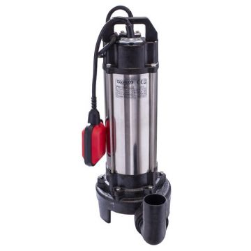 Pompa submersibila cu tocator Wasserkonig PST1800, particule max. 10 mm, putere 1800 W, debit 17500 l/h, inaltime refulare 11.5 m