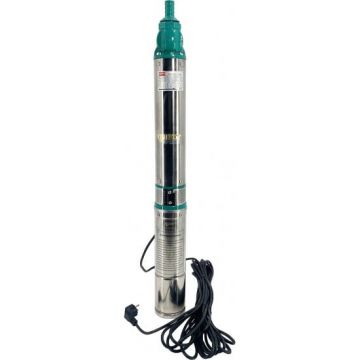 Pompa submersibila de mare adancime DDT QJD120-1.5, Inox, 1500W, 7 m ³ h, 8 turbine, 120m, 15m cablu