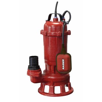 Pompa submersibila pentru apa murdara RD-CAWP56, 1.1 kW, 18000 l / h, inaltime maxima de refulare 13 m, Raider Garden Tools 070163