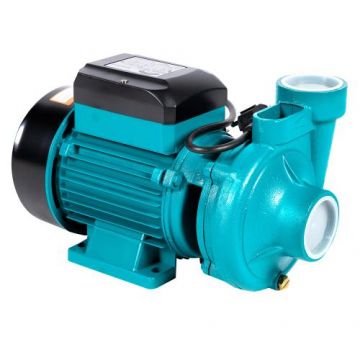 Pompa suprafata Micul Fermier GF-2055, DK 1.5 kW, 360l/min + Furtun de gradina Q42H Deluxe 30 m, Pistol si Conectori (Albastru)