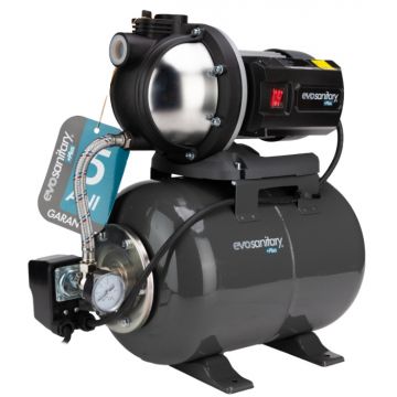 Hidrofor 24l, 1300w, 5.3bar, pompa inox, 5 ani garantie, Evosanitary Plus 682544