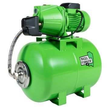 Hidrofor Micul Fermier 1.5 kW, debit maxim 3000l h, inaltime maxima de pompare 53m, corp pompa fonta, butelie 50L