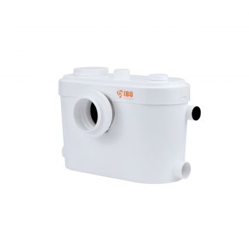 Pompa Profesionala Evacuare Apa Menajera Demisol, Subsol, cu Tocator, Pompa WC, IBO Sanibo B SLIM, 450 W, 125 l/min, H Refulare 8 m, MODEL NOU