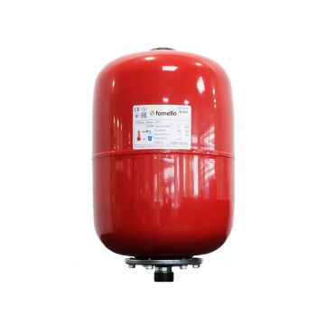 Vas expansiune termic Fornello 18 litri, vertical culoare rosu, presiune maxima 10 bar, membrana EPDM